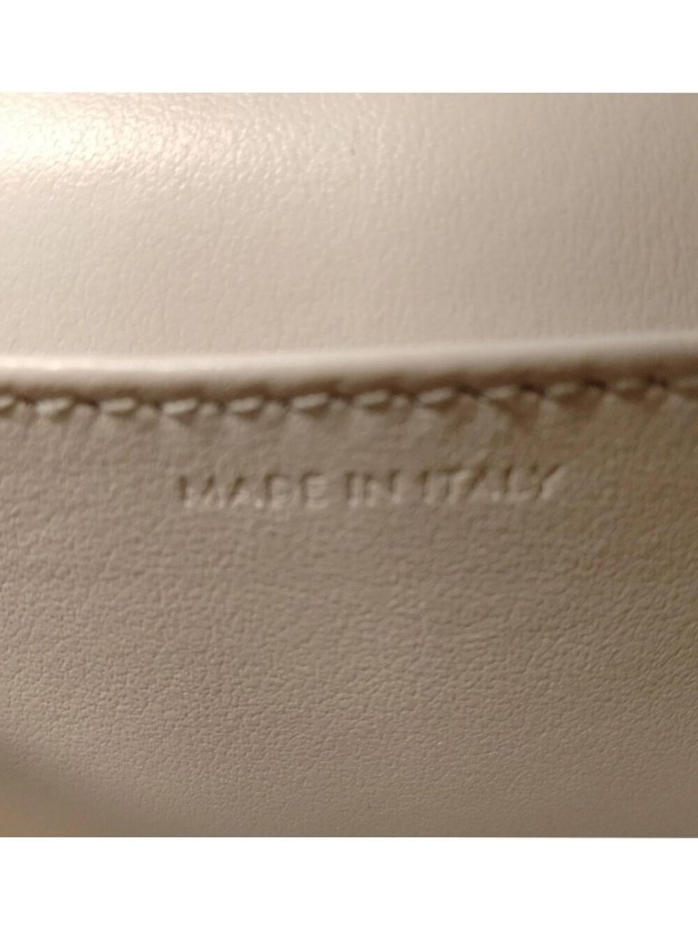 Authentic Celine Triomphe Small Shoulder Bag White Leather Gold Logo Crossbody - Picture 16 of 16